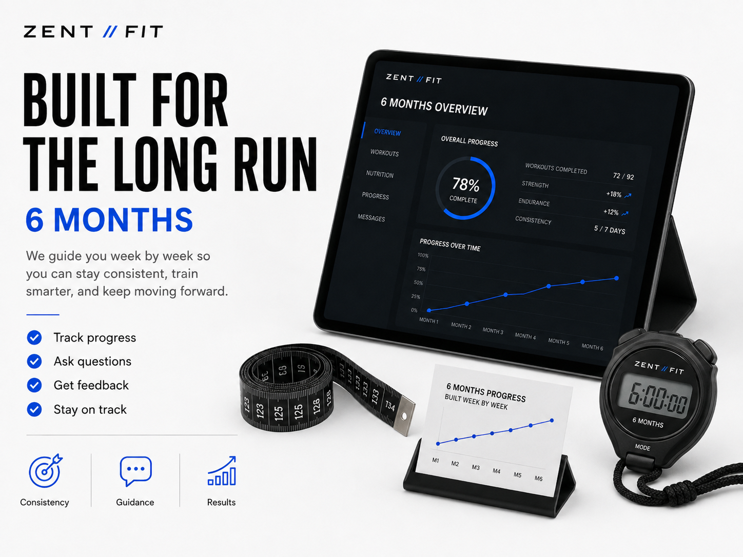 Personal Training Plan — 6 Months + DM with Private Trainer